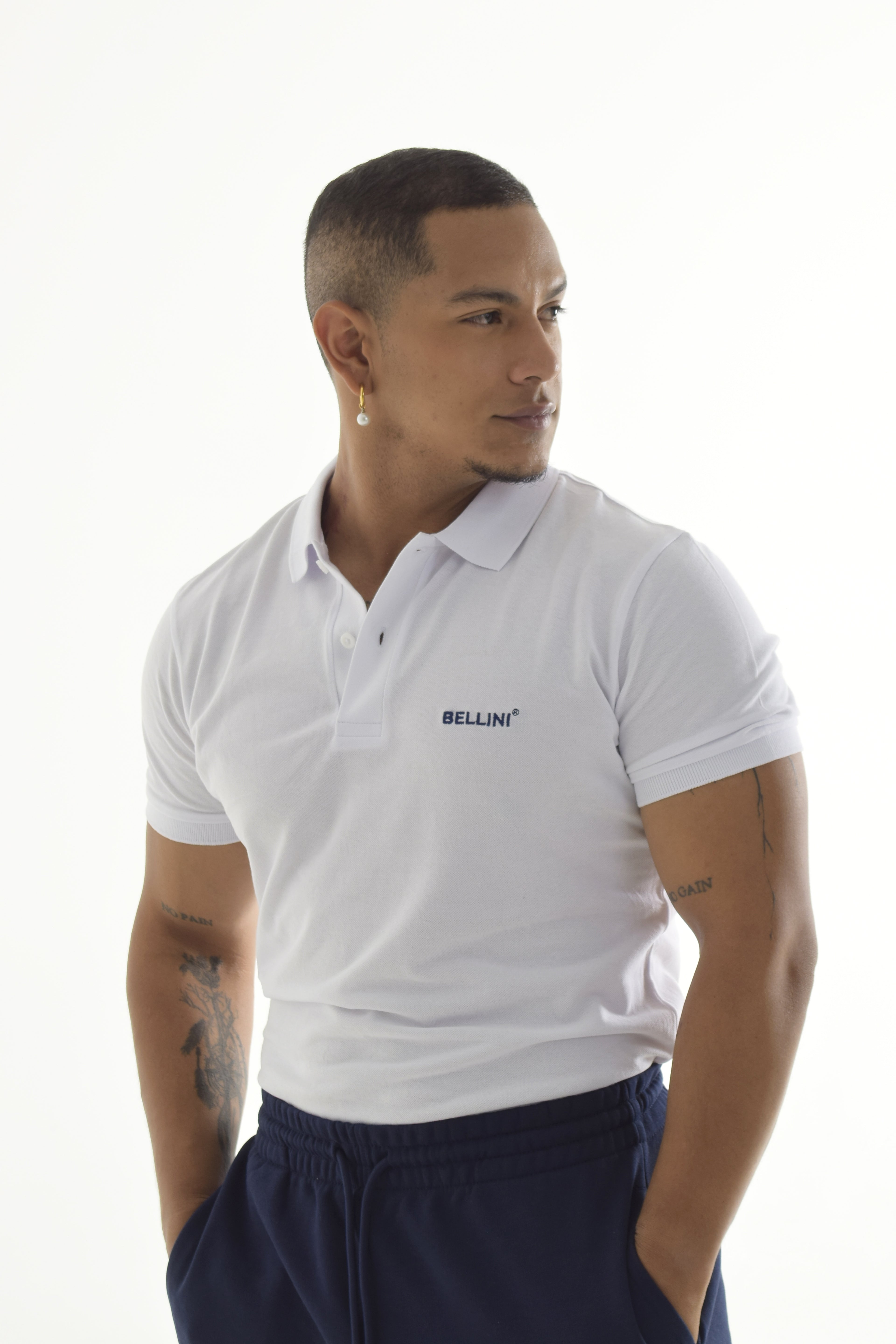 Polo Mare Alto - Blanco